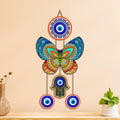 Artvibes Mandala Butterfly Evil Eye Wall Hanging for Home Entrance | Lucky Charm MDF Wall Decor | Decorative Art for Living Room | Bedroom | Office & Main Door | Gift Item (WH_8586N)