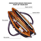 MOKOBARA Bliss Tote 12 5L Laptop Bag 15 6 Inch Office Travel Purple