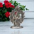 KridayKraft Aluminium Radha Krishna Pair Idol, Radha Krishna Statue, Standard, Pack of 1