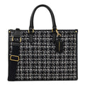 Miraggio Denice Solid Structured Tote Bag For Women With Adjustable & Detachable Sling | Tote Bag For Women Stylish