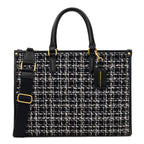 Miraggio Denice Solid Structured Tote Bag For Women With Adjustable & Detachable Sling | Tote Bag For Women Stylish
