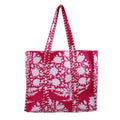 Ravaiyaa - Attitude is everything Women & Man Beautiful Printed Cotton Grocery Shopping Bag | Shoulder Bag | Cotton Tote Bag | Travel Tote Bags 18x5.5x16 Inch (Pink White Tree)