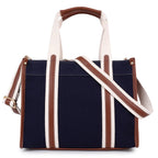 Womanix Tote Bag NIWAR Canvas Bag 12 inch Work Shoulder Bags Casual small Briefcase Handbag for Travel, Office, College (0045)