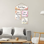 Artvibes Think Bigger Never Give Up MDF Wood Wall Hanger Ornaments | Quotes Decor Item | Motivational Wall Decor | Wall Poster | Graphic Art | Gift Items | Office Wall Decoration Items (WH_6517N)