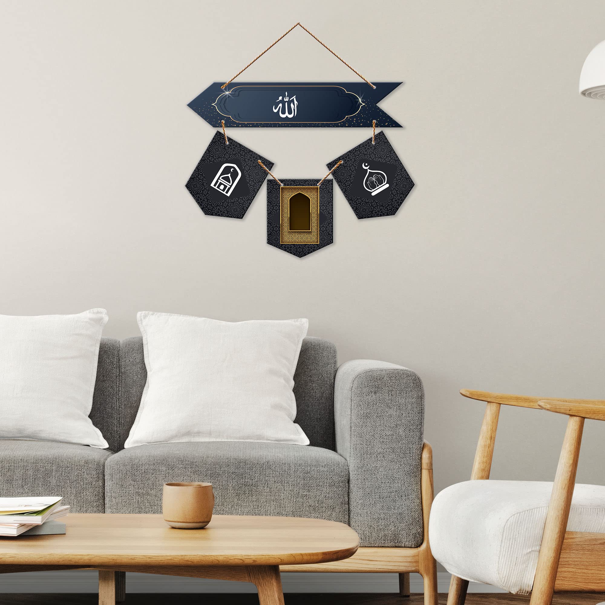 Artvibes Wall Hanging Home Decorative Wall Art for Living room | Bedroom | Gifts | Wall Hanger for Decoration | Modern Decor | Artwork | Wall Sculpture | Signs & PlaquesArt Print (WH_6430NR)