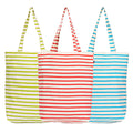 AQVA Printed Pack of 3 Cotton Tote Bag for Women | Trendy Stylish Multipurpose Handbags for Daily Use | Shoulder Bag for Shopping, Beach, Travel and Grocery | Set 3
