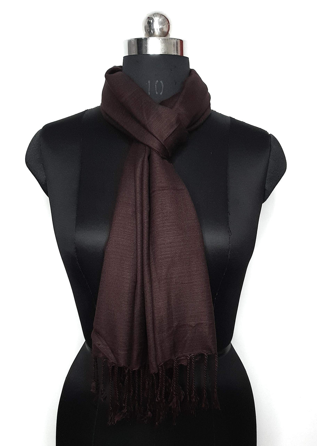 Chandwasia Classic Doby Pattern Scarf | Viscose Fabric Stole & Shawl for Men & Women | Stylish All-Season Accessory for Summer & Winter Wear | Classy Look | Self Doby Design May Vary