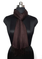 Chandwasia Classic Doby Pattern Scarf | Viscose Fabric Stole & Shawl for Men & Women | Stylish All-Season Accessory for Summer & Winter Wear | Classy Look | Self Doby Design May Vary