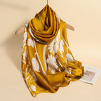 CrossKulture Two Toned Silken Satin Feel | Stylish, Soft & Lightweight Stole | Satin Feel Neck, Hair and Head Scarf For Women