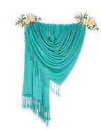 Chandwasia Viscose Doby Weaving Fabric Scarf Stole and Shawl for Men and Women | Lightweight Soft Breathable Wrap for Summer and Winter