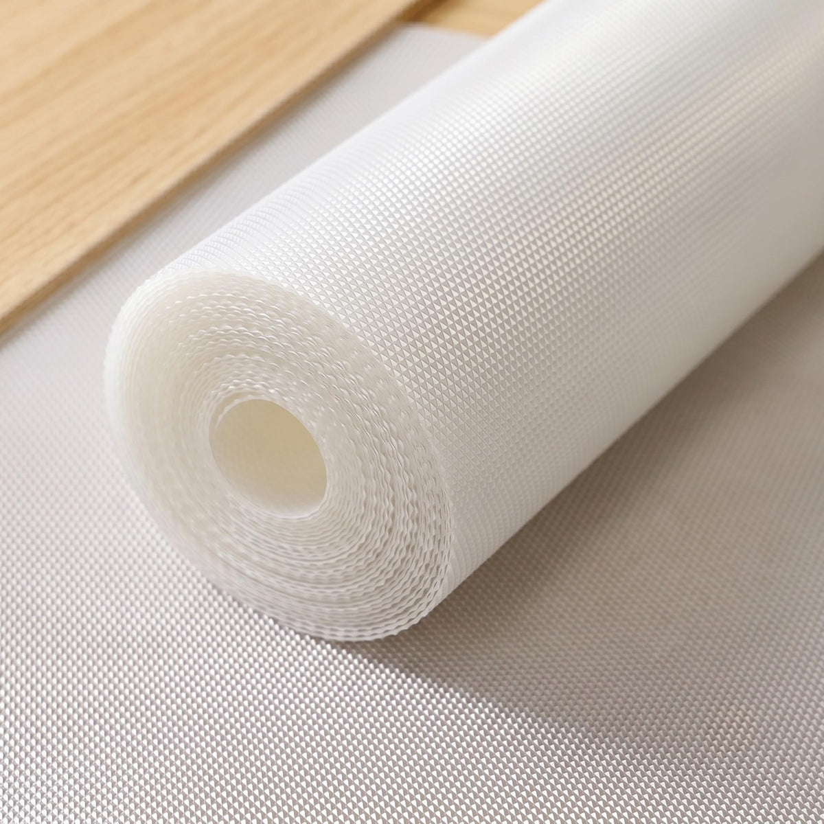 EASYHOME Multipurpose EVA Anti-Slip Mat (45cm x 5 Meter, Clear) – Waterproof, Washable Shelf Liner Roll Sheet for Kitchen, Bathroom, Drawers, Cabinets, Fridge & Table Mat Kafalo