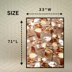 FAHABO Scarf for Women Stylish Print Viscose Cotton | Hijab Scarf | Stole | Soft, Lightweight, and Latest Scarves | 71 x 33 Inches (Blossom Brown)