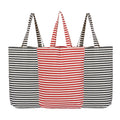 AQVA Printed Pack of 3 Cotton Tote Bag for Women | Trendy Stylish Multipurpose Handbags for Daily Use | Shoulder Bag for Shopping, Beach, Travel and Grocery