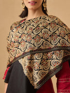 Pashmoda Women Kashish Fine Wool Nalki Embroidered Stole (Size : 28x80in, 71X203cm) EMST01