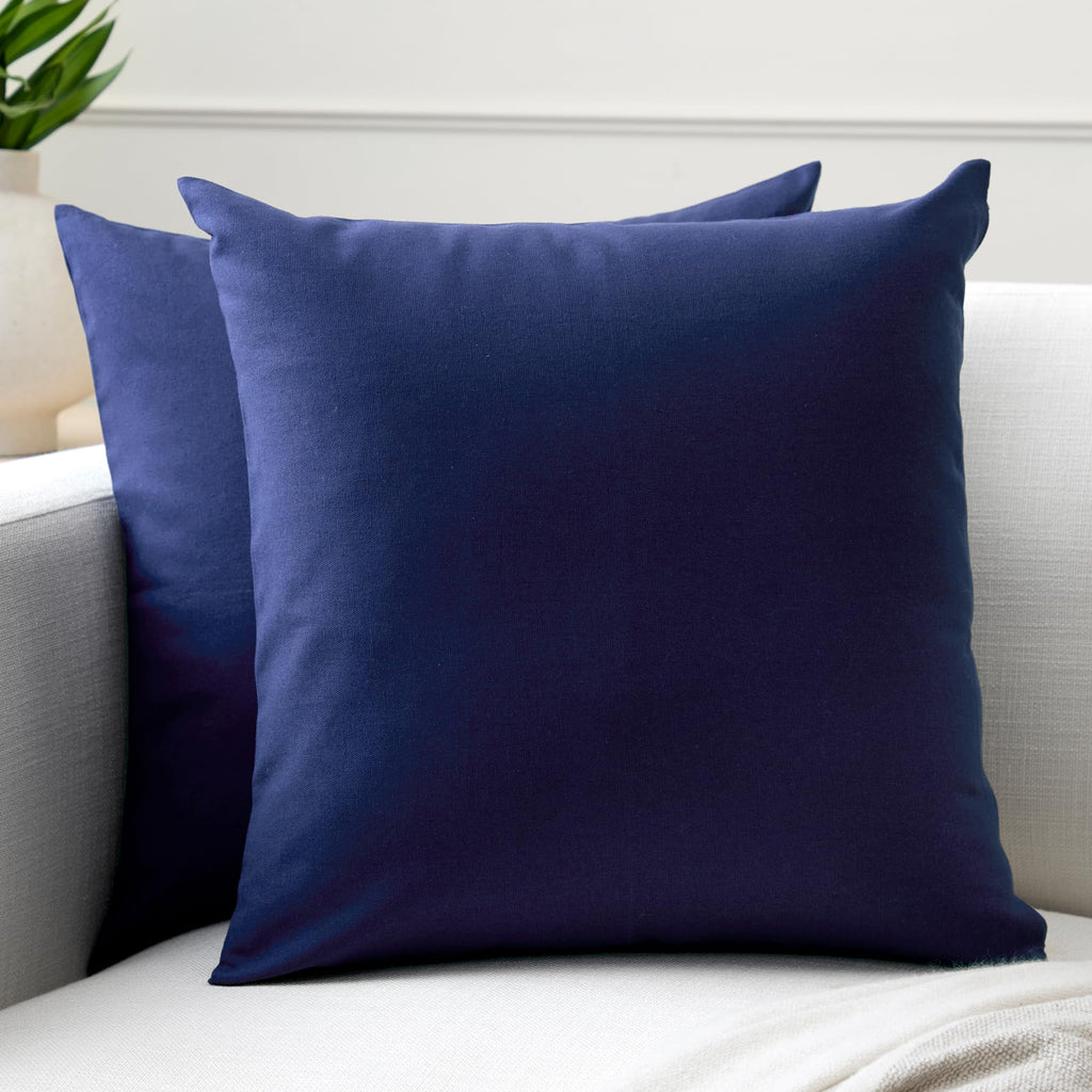 Encasa XO Cushion Covers, No Inserts, Cotton Throw Pillow Cases