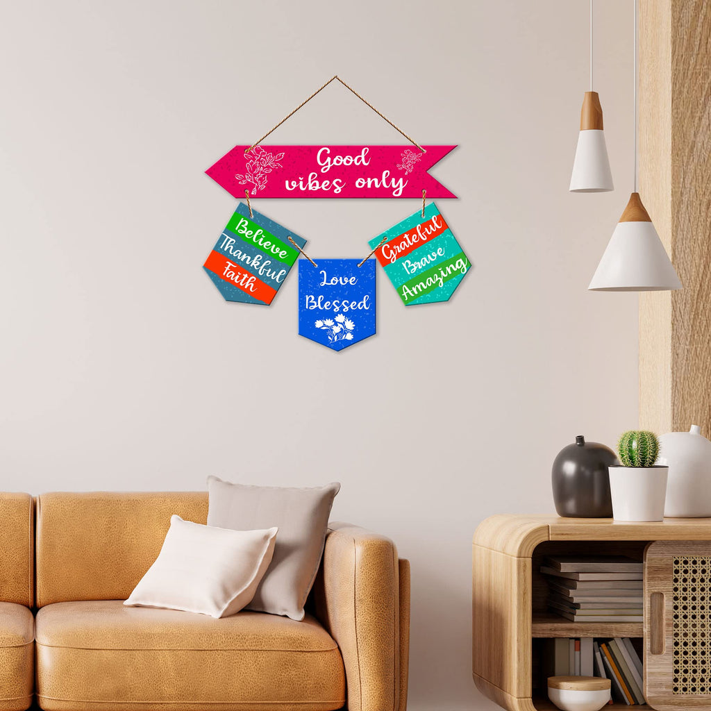 Artvibes Wall Hanging Home Decorative Wall Art for Living room | Bedroom | Gifts | Wall Hanger for Decoration | Modern Decor | Artwork | Wall Sculpture | Signs & PlaquesArt Print (WH_6406NR)