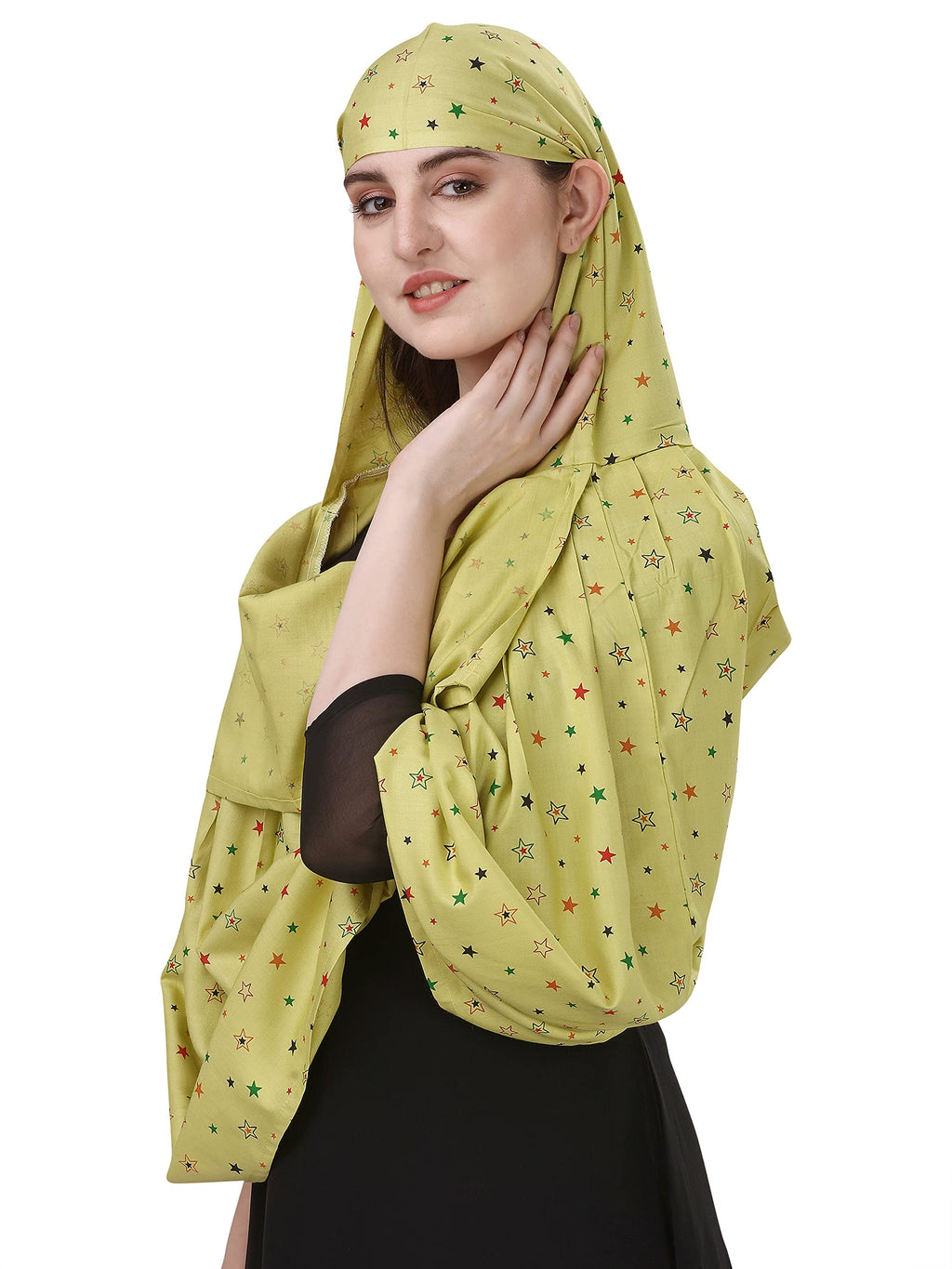 7 season's scarf for women, cotton read to wear dupatta face head scarf for sunlight UV dust protection