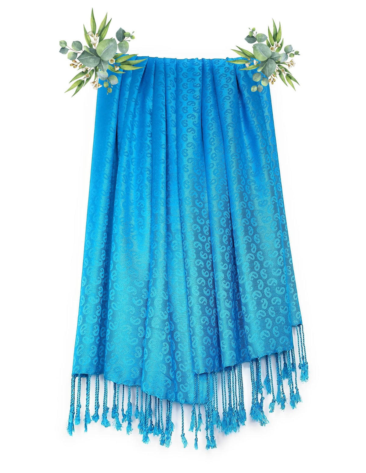 Chandwasia Viscose Scarf, Scarves, Stole & Shawl Batik Design For Men & Women For Summer & Winters, (Unisex), Blue