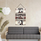 Artvibes Religious Indian Modern Art Wooden Wall Hanger for Home Decor | Graphic Artwork | Decoration Wall Hanging Items | Wall Sculpture | Wall Poster | Aesthetic Wall Art | Gift Items (WH_9454N)