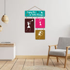 Artvibes Enjoy The Little Things Wall Hanging Wooden Art | Quotes Decor Item | Wall Poster | Office Decor | Inspirational Quotes Wall Art | Mdf Wall Decoration | Unique Gift Items (WH_6503N)