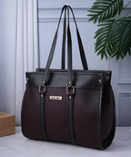 LEGAL BRIBE Stunning Tote Bag (Dark Brown)