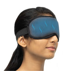 Greemito 3D Memory Foam eye mask for sleeping with Adjustable Strap Super Soft Sleeping Mask BlindFold for Comfortable Travelling Sleep for men and women - Black