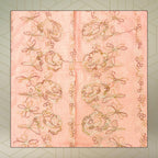 FAHABO Scarf Woman Pleated Cotton Scarves with Embroidery and Tassels | Hijab Scarf | Headscarf | Neck Scarf | Stoles | Wraps (Orchid Pinkish Peach -1)