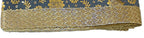 Lakshmi Maa Collection's Rumala Sahib Double Set Gray Golden with Beautiful gota (4 PEC.)