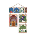 Artvibes Mughal Pichwai Art Decorative Wall Art MDF Wooden Wall Hanger for Living Room | Wall Sculpture | Signs | Handcrafted Art | Modern Decor Artwork | Wall Art Print | Unique Gift Items (WH_6542N)