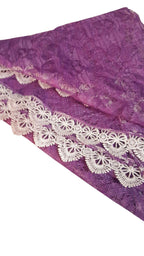 Netted Mantilla Veil Triangle Lace Light Purple Catholic Church Veils Infinity Chapel Scarf Head Covering Latin Mass (Purple Onion Pink Shade) Large Church Scarf (Pack of 1)