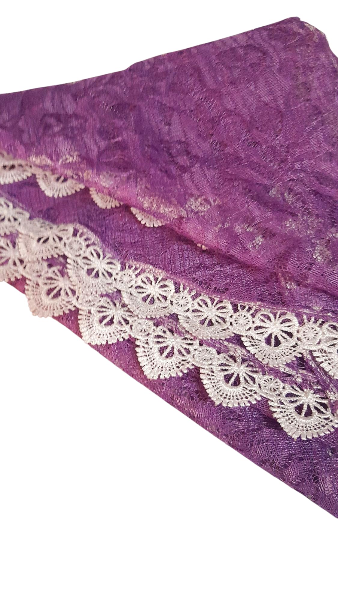 Netted Mantilla Veil Triangle Lace Light Purple Catholic Church Veils Infinity Chapel Scarf Head Covering Latin Mass (Purple Onion Pink Shade) Large Church Scarf (Pack of 1)