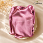 Leaf & FEATHER™ Muna Satin Hijab Scarf for Women | 200 x 70 cm | Silky Smooth & Lightweight | Daily and occational wear (Blush Pink)