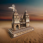 Shri Kashi Vishwanath Temple 3D Wooden Model – Premium Handmade Souvenir for Home Decoration and Spiritual Spaces-Home Decor Or Showpiece- 6 Inch Height