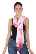 PALATT Cotton Scarf for Women | Lightweight Summer Stole for Women | Soft Breathable Ladies Scarf | Size 70 x 180 cm