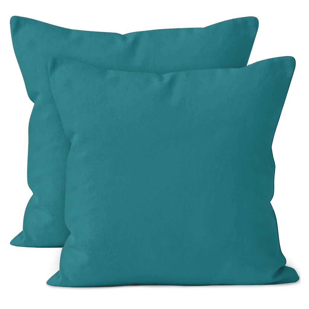 Encasa XO Cushion Covers, No Inserts, Cotton Throw Pillow Cases