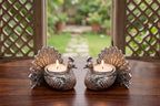KridayKraft Designed with a Versatile Central Cavity, This Peacock Serves as a Stunning tealight Candle Holder, a mini Indoor Planter, a Unique Pen Stand, or a Sophisticated Vanity Organizer.
