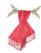 Chandwasia Viscose Scarf Stole & Shawl | Soft Lightweight Fabric | Stylish Scarves for Girls, Ladies, Women & Men | Suitable for Summer and Winter Wear - 28x72 Inches, Magenta