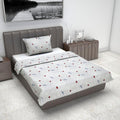 Divine Casa Jungle Print Kids Single Bed Bedspread – 60x87 Inches with 1 Pillow Cover – Baby It’s a Wild World Theme Kafalo