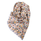 AQVA Printed Cotton Scarf for Women Stylish (Digidot) | Head and Face Cover Scarf for Girls with 100% Cotton | Soft & Lightweight Scarves/Stoles for all Weather (72 x 43 in)