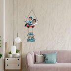 Artvibes Teri Yaari Sabse Pyari Printed Wooden Wall Art for Living Room | Quotes Decor Item | Wall Accents | Friendship Quotes Gift Items | Wall Illustrations | Aesthetic Wall Hanging(WH_5710NN)