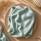 Leaf & FEATHER™ Muna Satin Hijab Scarf for Women | Satin Hijab Set Pack of 2 | 200 x 70 cm | Silky & Lightweight | Elegant Daily Wear & Occasion (12. Pearl Silver - Ivory White)