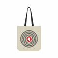 AKSHARYOGI Ganesh Mantra Calligraphy Canvas Tote Shoulder Bag | 100% Organic & Eco-Friendly Cotton Shopping/Grocery Bag | Sturdy Canvas Bag 15kgs Capacity | Reusable Tote Bag for Womens Girls in White