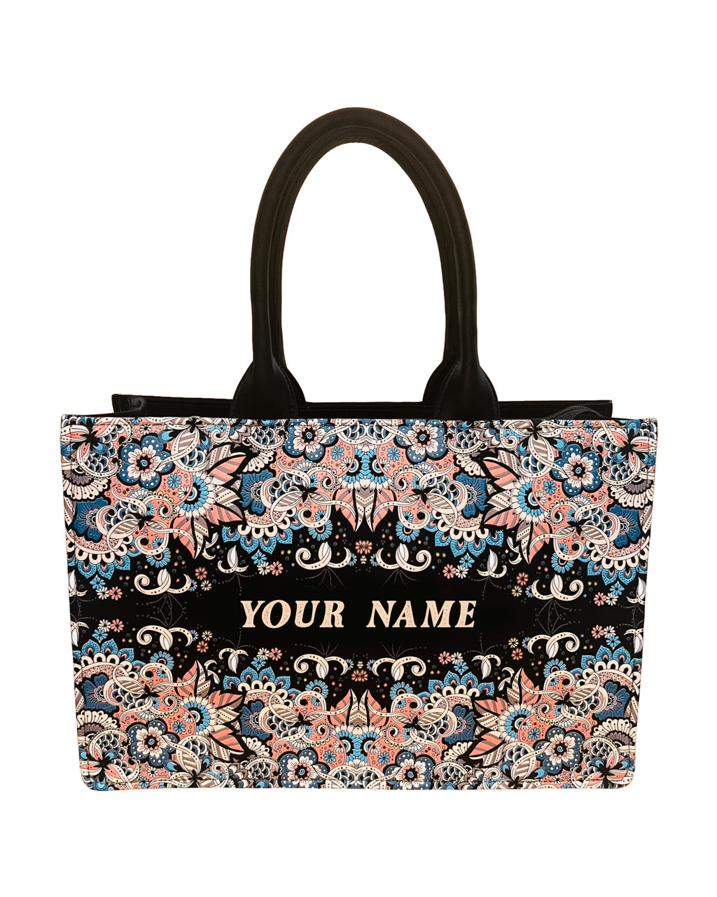 Customized Voguish Designer tote Bag for women's– Spacious, Stylish & Lightweight | Luxurious Tote bag for Office & Travel, Size - 17 x 12 x 5,Light Weight (600g), gift for her