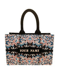 Customized Voguish Designer tote Bag for women's– Spacious, Stylish & Lightweight | Luxurious Tote bag for Office & Travel, Size - 17 x 12 x 5,Light Weight (600g), gift for her