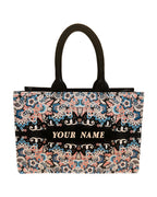 Customized Voguish Designer tote Bag for women's– Spacious, Stylish & Lightweight | Luxurious Tote bag for Office & Travel, Size - 17 x 12 x 5,Light Weight (600g), gift for her