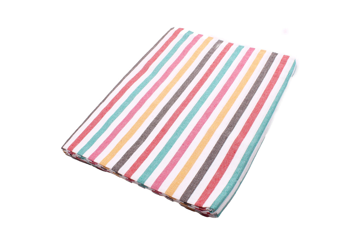THARUNSHA ELITE Single Size Light Weight Pure Cotton Blanket For Daily Use/Soft Bedsheet/Top Sheet/Throw Blanket Set Of1 (Multicolour), 200 Tc Kafalo