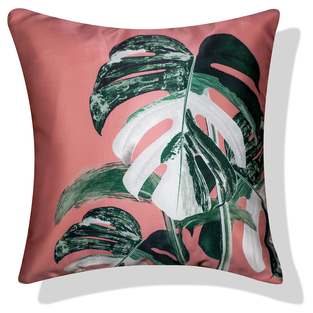 Vendola Decorative Satin Sofa Cushion Covers Set of 5, 24 Inch x 24 Inch, Sofa Cushion Pillow Cover, Yellow and White, Zipper Closure (Kojo, 24X24 Inches)