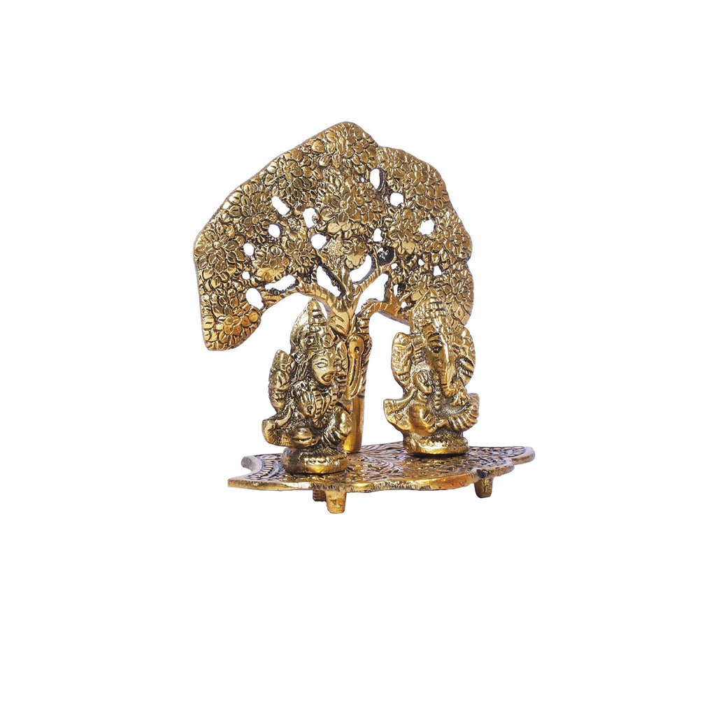 KridayKraft Metal Laxmi Ganesh Statue/Murti for Pooja Room & Home Office Décor,Laxmi Ganesha Idol for Diwali Gift,Religious Idol Showpiece Figurines Decorative & Diwali Poojan...
