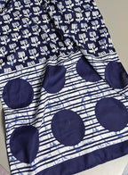 NK Textiles Women's Ajrakh Batik Hand Block Print Pure Mul Cotton Scarf/Stole (22x72)