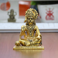KridayKraft Hanuman ji Metal Statue,Bajrangbali Murti for Pooja & Decor Your Home,Office,Religious Idol Statue Gift Purpose,Table Showpiece Figurines,(Pack of 1 Hanuman Ji Murti) for Car Dashboard...